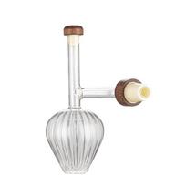 Portable Red Wine Aerator Round/Peach Shaped Transparent Red Wine Bottle Pourer And Quick Decanter Spout Glass Sobering Device white