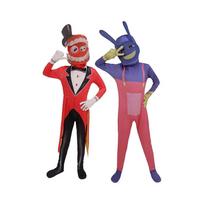 The Amazing Digital Circus Cosplay Jumpsuit Jax Caine Bodysuit Costume 140 violetinė
