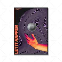 Tame Impala psichodelinis plakatas senovinės muzikos albumo viršelio meno spaudiniai Dovanų modernus namų dekoras Sienų paveikslėliai svetainės klubui 30x40cm No Frame