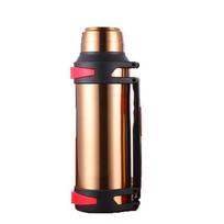 1600-3000 ml didelio termoso butelio vakuuminės kolbos nerūdijančio plieno hidroizoliuotas vandens terminis puodelis su dirželiu 48 valandų inhaliacija 1600ML black
