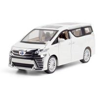 1/24 TOYOTA Vellfire MPV Lydinio Automobilio Modelis Metaliniai Žaisliniai Transporto Priemonės Automobilio Modelis Simuliacija Garsas ir Šviesa Kolekcija Vaikų Dovanos balta