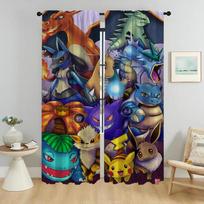 P-pokemones Apsauginės nuo uodų užuolaidos svetainės langui, užuolaida kambariui, 2 plokščių žaliuzės, pertvara, namų interjero užuolaidos, vaikams W50xH70cmx2pcs gray