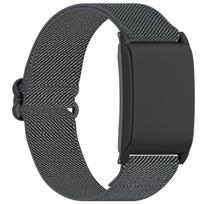 „Whoop 4 Straps“ nailono elastinė apyrankė su reguliuojama pakaitine apyrankės kilpa, skirta „Whoop 4.0“ priedams. gray