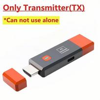 Belaidis HDMI vaizdo siųstuvas ir imtuvas, ilgiklis, TV priedėlis, dongle adapteris, skirtas PC, kamerai, nešiojamam kompiuteriui į projektorių, monitorių, televizorių ONLY TX