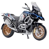 1/12 BMW R1250GS Lydinio Lenktyninio Motociklo Modelis Diecast Metalinis Žaislas Gatvės Sportinio Motociklo Modelio Simuliacija Kolekcija Vaikų Dovanos mėlyna
