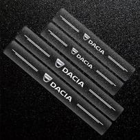 4 vnt. Automobilio slenksčio apsauga Skaidrus dekoratyvinis ženklelis 3D lipdukas Renault Dacia Koleos 1 Clio Laguna 2 Megane 2 3 Duster Logan Captur Dacia