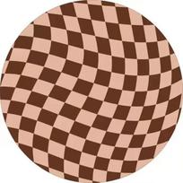 Apvalus šachmatinės lentos kilimas Komoda Storas kilimas Namų svetainė Miegamasis Lovos šonas Didelio ploto kilimai Purus minkštas neslystantis kilimėlis Diameter120CM