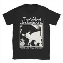 The Velvet Underground Andy Warhol Nico Marškinėliai Vyrams Moterims Medvilniniai Drabužiai Spausdinimas Apvali Kaklo Trumpomis Rankovėmis M white