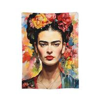 F-Frida K-Kahlo Dizaino Antklodės Užvalkalas Flanelinis Mesti Antklodė Vasaros Oro Kondicionieriaus Dekoras Minkštas Šiltas Lovos Pledas 40x50in