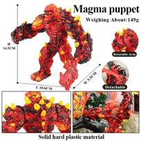 Oenux Phoenix Cerberus Tree Monster Model Snake Magma Puppet Bat Dragon Dinosaurs Action Figures Animals Toy Collection Kid Gift