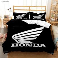 HRC-HONDA Motociklo logotipas Antklodės užvalkalas, Antklodė, Lovos patalynės komplektai, Minkštas antklodės užvalkalas ir pagalvių užvalkalai paaugliams, Viengulis/Dvigulis/Karalienės dydžio/Karaliaus dydžio 70x133cm white