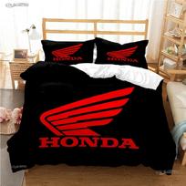 HRC-HONDA Motociklo logotipas Antklodės užvalkalas, Antklodė, Lovos patalynės komplektai, Minkštas antklodės užvalkalas ir pagalvių užvalkalai paaugliams, Viengulis/Dvigulis/Karalienės dydžio/Karaliaus dydžio 70x133cm