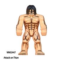 Attack on Titan Wiki Anime Plytos Žvalgybos Korpusas Erem Jaeger Armin Levi Mikasa Mini Veiksmo Žaislinės Figūrėlės Statybinės Plytos Vaikams