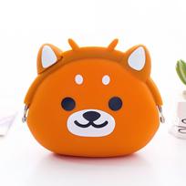 Silikono monetų piniginė Miela kiaulė katė varlė geltona antis panda pelėda šuns piniginė vaikams moteriškas mini krepšys One Size orange