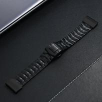 26 mm titano apyrankė, skirta Garmin Fenix 8 51 mm Enduro 3/2, vyriška apyrankė, skirta Garmin Descent Mk3i 51 mm Tactix 7 AMOLED, Quick Fit dirželis 26mm juoda