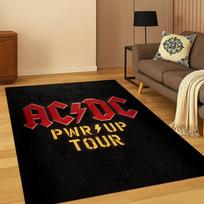 3D ACDC Roko Grupės Animacinis Kilimas Kilimas Miegamajam Svetainei Sofai Žaidimų Kambariui Durų Kilimėlis Namų Dekoras, Vaikų Žaidimų Zonos Kilimas Neslystantis Dovana 40x60cm