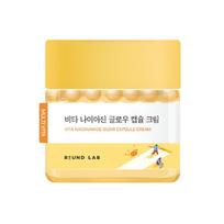 ROUND LAB Vita Niacin Glow Capsule Cream Brightening Radiance Moisturizer 50ml yellow