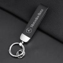 Metalinė/Odinė Automobilio Stiliaus Raktų Pakabukas Raktų Žiedai Aksesuarai Mercedes Benz AMG A B C E S Klasės GLC GLK GLE GLA CLA GLB CLS black