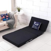 Memory putplasčio sulankstomas čiužinys Sulankstomas tatami jogos kilimėlis miegojimui ant grindų mokyklos biuro pietų pertraukos čiužiniai nešiojamas 60x200x5cm juoda