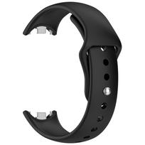 Silikoninis dirželis Xiaomi Mi Band 10 9 8 Sportiniam išmaniajam laikrodžiui Apyrankė Band10 Band9 Band8 Apyrankės Priedai band Mi Band 10-10 NFC juoda