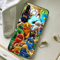 Animuotas N-Ninjago-Juokingas telefono dėklas skirtas Redmi Note 4 X 5 A 6 7 8 T 9 9S 10 11 11S 11Epro Poco M3 Pro Redmi Note 11S black