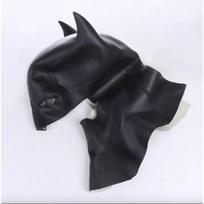 Tamsus riteris Betmenas Jokeris Jokeris Latekso kaukė, perukas, galvos apdangalas, Helovino siaubo rekvizitas Black Batman black