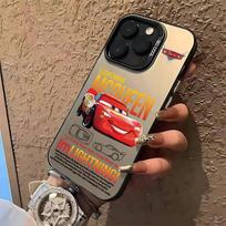 Automobiliai L-Žaibas Makvynas 95 Telefono dėklas iPhone 17 16e 16 15 14 13 12 11 mini Pro Max X XR XSMAX Air Plus Anti-drop Matinis iPhone 11 ProMax