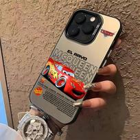 Automobiliai L-Žaibas Makvynas 95 Telefono dėklas iPhone 17 16e 16 15 14 13 12 11 mini Pro Max X XR XSMAX Air Plus Anti-drop Matinis iPhone 15 ProMax
