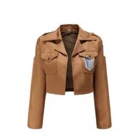 Japonijos Attack on Titan apsiaustas Shingeki No Kyojin Žvalgybos Legiono Cosplay Kostiumas Anime Cosplay 3 VNT Pilnas Rinkinys M brown