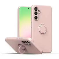 Žiedo Laikiklis Magnetiniai Telefonų dėklai Skirti Samsung Galaxy A57 A37 A56 A36 A55 5G A54 A35 A16 A15 A17 Atsparus smūgiams Skysto Silikono Dangtelis A22 5G