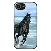 Minkštas dėklas Apple iPhone 13 12 Mini XS 11 Pro Max 7 8 Plus + XR SE 2022 2020 SE3 Coque telefono dėklas Laukas Laisvai bėgantis arklys iPhone 12