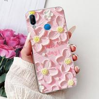 Dėklas Huawei P20 Lite Mielas gėlių drugelių telefono dėklas Minkštas TPU dangtelis Animacinis  Funda Dėl Huawei P20Lite Nova 3e  ANE-AL00 Huawei P20 Lite gray