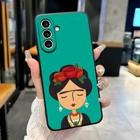 F-Frida Kahlo telefono dėklas, skirtas Samsung A25 A13 A33 5G A54 A36 A35 A56 A52 A14, atsparus smūgiams, minkštas dangtelis Samsung A35