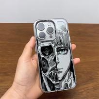 Karštas Anime Attack On Titan telefono dėklas iPhone 17 16e 16 15 14 13 12 11mini Pro Max X XR XSMAX 8 7 Air Plus minkštas dėklas iPhone XSMax