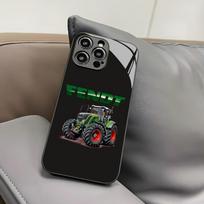 Fendt dėklas telefonui Iphone 16 15 14 12 11 13 Pro Max Mini 8 X Xr Xs Puls Juodas stiklinis dangtelis iPhone16