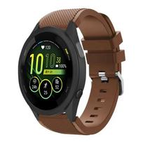 22 mm silikoninis dirželis, skirtas Garmin Forerunner 265 965 Venu 3, patogus apyrankės pakeitimas, riešo dirželis Garmin Forerunner 955 correa Garmin Venu 3 2 ruda