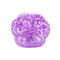Press Cat Paw Toys Fidgeting Plaything Pinch Abreact Ease Relax Toys Slow Rebound Stress Relief Cute Cat Claw Relax Squeeze Toy One Size purple