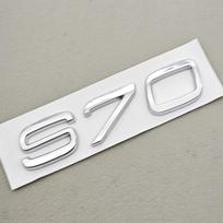 3D ABS Automobilio raidės XC70 S70 V70 Logotipas Galinės bagažinės ženklelis Emblema Lipdukai Volvo XC70 S70 V70 Išorės priedams