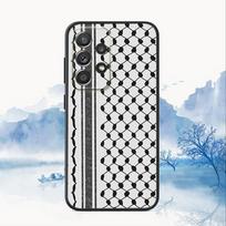 P-Palestina-S Hattah Keffiyeh telefono dėklas Samsung S25,S24,S21,S22,S23,S30,Ultra,S20,Plus,Fe,Lite,Note,10,9,5G juodas dangtelis Samsung S25ULTRA