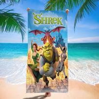 Klasikiniai Mielas Animacinis S-Shrek Dideli Mikropluošto Paplūdimio Rankšluosčiai Greitai Džiūstantis Rankšluostis Smėlio Paplūdimio Rankšluosčiai Baseino Rankšluostis Kelionei Plaukiojimui Baseine Jogai W40*H60(CM)