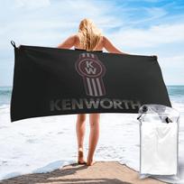 Kenworth Beach Towel Soft Microfiber Quick Dry Absorbent Quick Towels For Bath W40*H60(CM) white