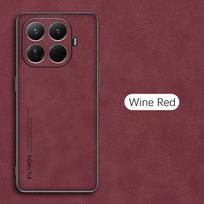 Dėklas Xiaomi 17T Pro /17T /15T /14T 5G Dėklas Avies odos Smūgiams atsparus Coque Galinis dangtelis For MI 17 T Pro Korpusas Funda Xiaomi 17T Pro raudona