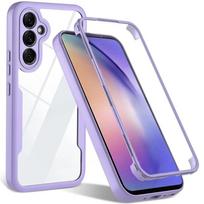 360 Full Coverage Phone Case For Samsung Galaxy A56 A55 A54 A53 A36 A16 A15 A35 A25 A51 A34 A33 A32 A24 A23 A22 A14 A13 5G Funda For Galaxy A36 violetinė