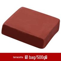 Didelio baltumo kaolinas, nekeptama keramikos molis studentams - Idealiai tinka rankiniam lipdymui ir porceliano darbams 500g brown