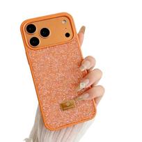 INS Stilingas mergaičių deimantinis kalnų krištolo dėklas iPhone 17 Pro Max 16 15 14 13 12 Plus 17e 16e Air, prabangus Bling žvilgantis telefono dėklas iPhone 13 Pro oranžinė