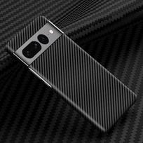 Plonas anglies pluošto rašto kietas PC galinis dangtelis Google Pixel 7 8 Pro 7A 8Pro, smūgiams atsparūs telefono dėklai Coque Fundas For Pixel 7A black