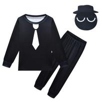 Helovino Sprunki Cosplay Kostiumas Vaikams Animacinis Sprunki Wenda Oren Raddy Ilgas Marškinis Kelnės Taip Pat Kaip Pižama Anime Kalėdos Vaikų Dovana 140cm black