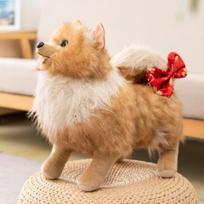 Chihuahua/Labrador/Bulldog/Pomeranian Puppy Stuffed Shar Pei Dog Plush Toy Cute Simulation Pets Soft Baby Dolls Gifts For Kids 30-35cm