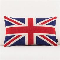 Dekoratyvinė pagalvės užvalkalas, vėliavos raštas, juosmens pagalvės užvalkalas, dekoracija sofai, namams, Capa De Almofadas 45X45Cm Short plush 18*18(CM)-1Pcs