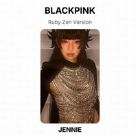 BLACKPINK Ruby Zen versijos oficiali fotokortelė JENNIE 05